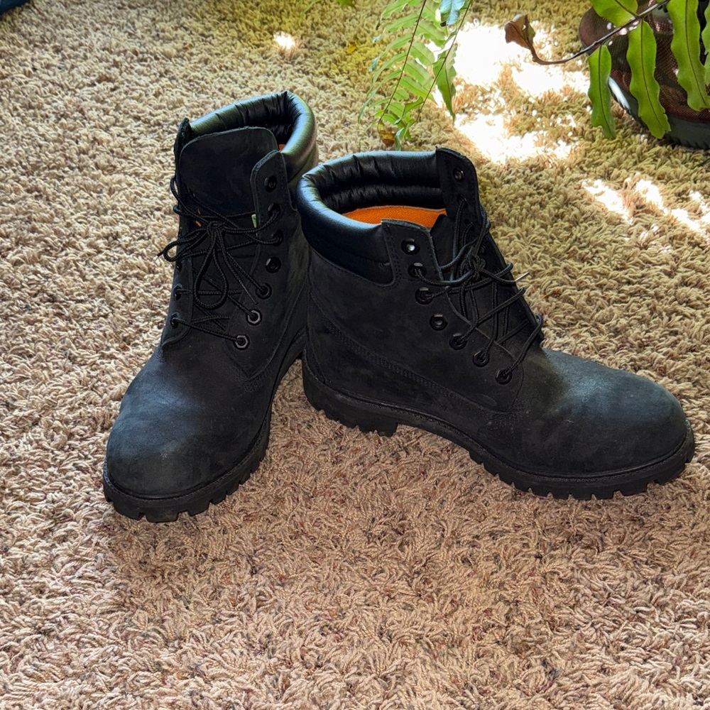 Black Men's Timberland Snow Work Boots